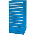 Lista International ListaÂ 11 Drawer Standard Width Cabinet - Bright  Blue, Individual Lock XSSC1350-1103BBRG